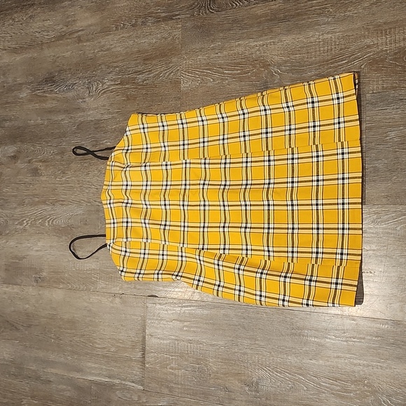 Urban Outfitters Yellow Plaid Mini - Picture 3 of 6